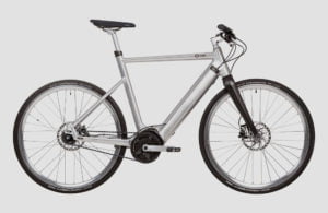hnf nicolai sd1 urban e bike brushed aluminium