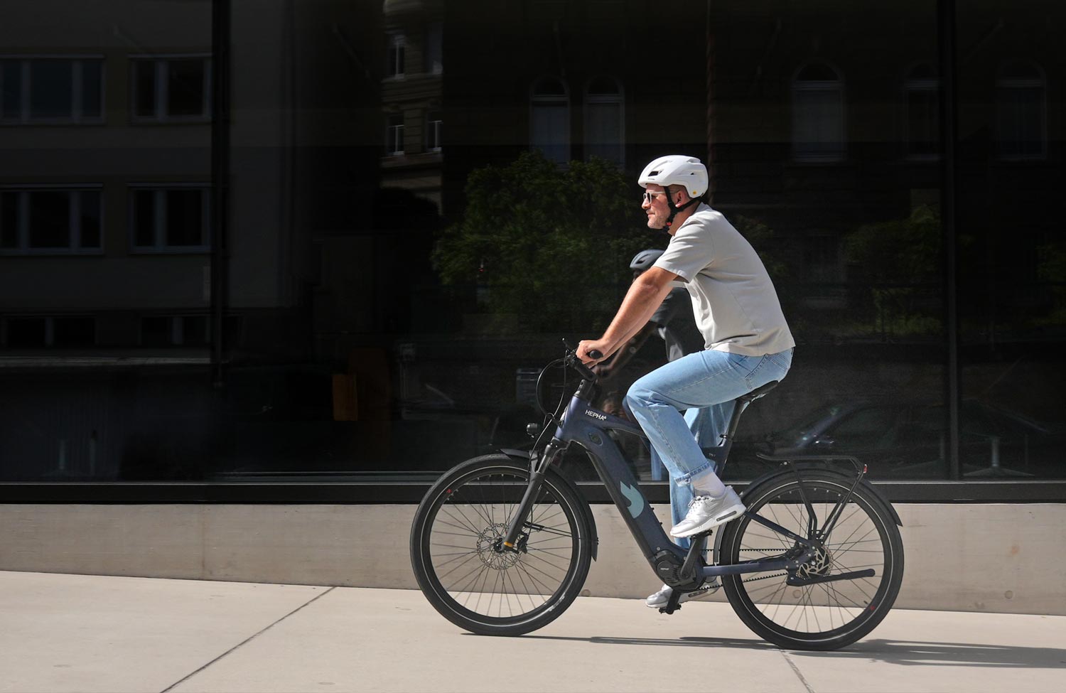 hepha city 7 test review urban e bike motion