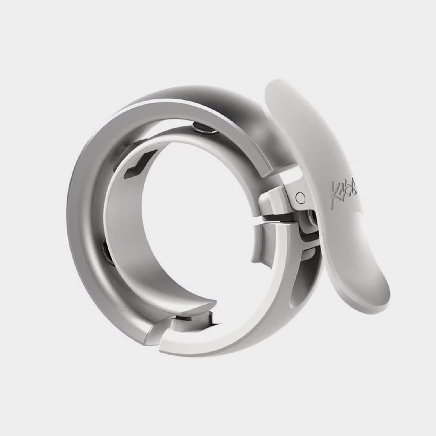 knog oi prima bell klingel wihite silver