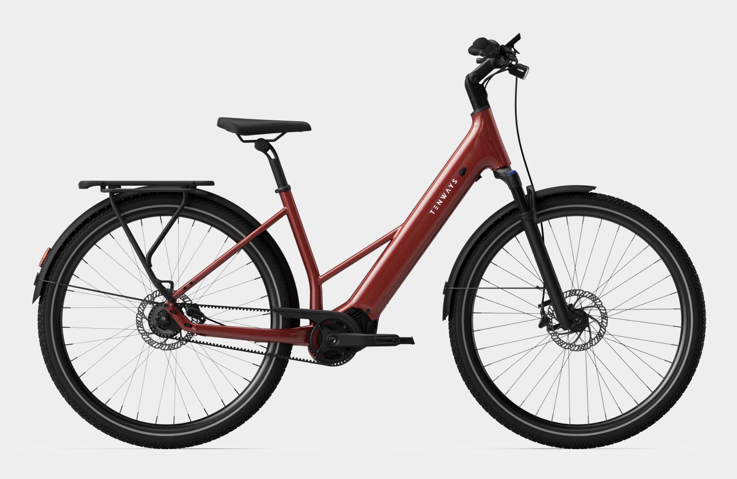 tenways ago air belt shimano nexus 5e velvet red