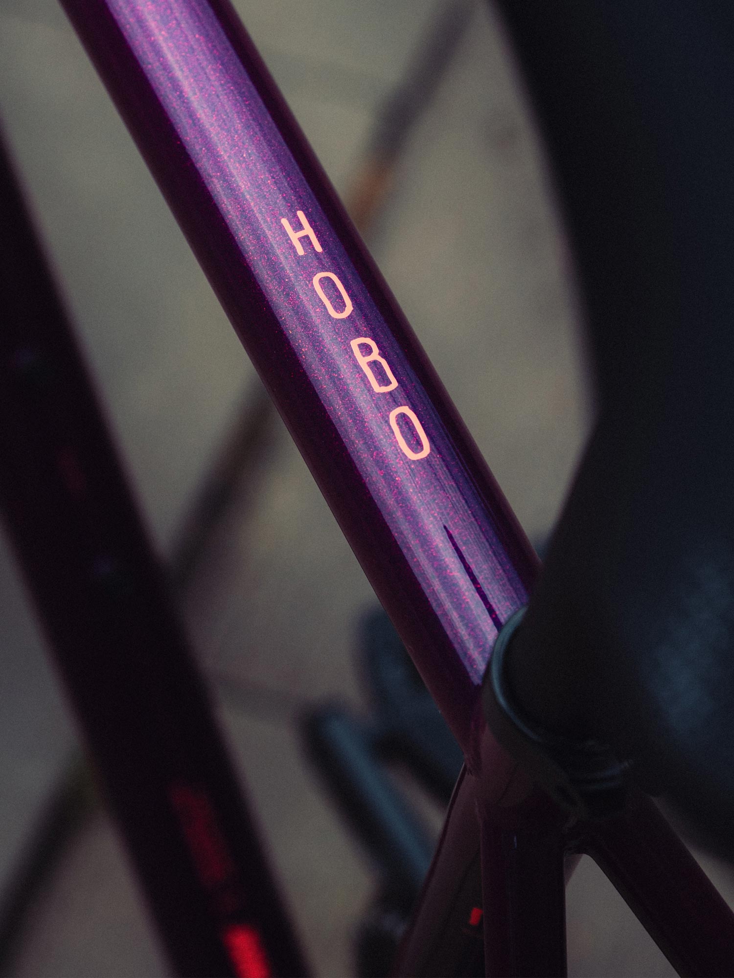 rose hobo urban gravel bike front logo